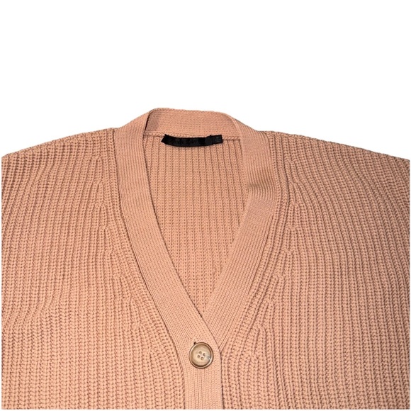 JENNI KAYNE Cropped Organic Cotton Cocoon Cardigan, Size MEDIUM - Picture 10 of 13